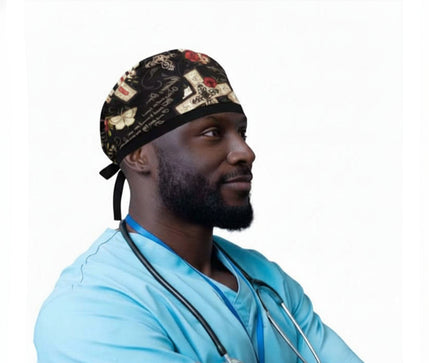 Inspirational Words Unisex Scrub Caps—Amazing Grace
