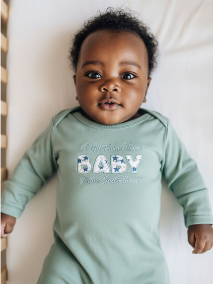 Embroidered Baby Nightgown - God's Gift
