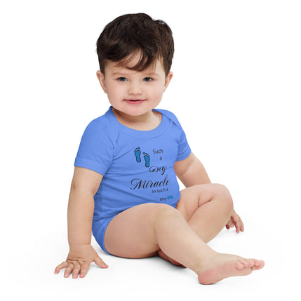 Baby Short Sleeve One Piece - Miracle Baby Boy