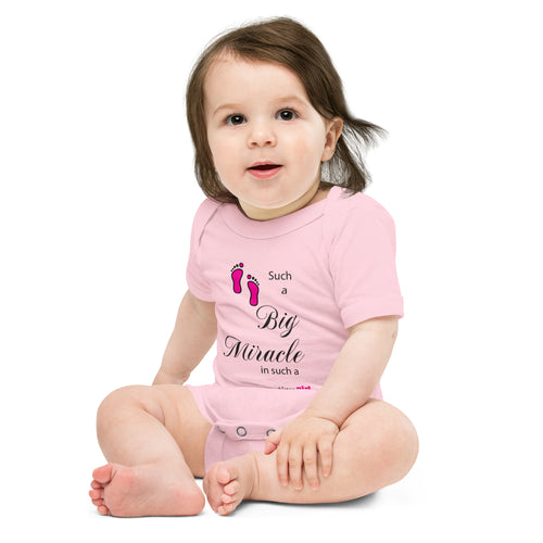 Baby Short Sleeve One Piece - Miracle Baby Girl