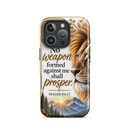 MagSafe® tough case for iPhone® - No Weapon Prospers
