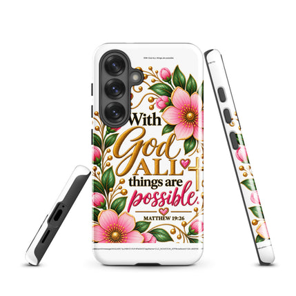 Tough case for Samsung® - All Things Are Possible