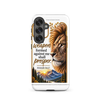 Tough case for Samsung® - No Weapon Prospers