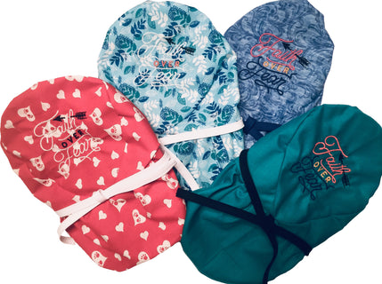 Ponytail Scrub Cap - Faith Over Fear