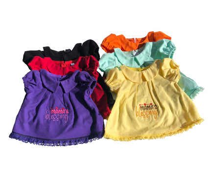 Embroidered Baby Dress with Panty - Mama's Blessing