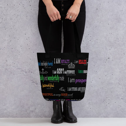 Tote bag - I Am - Black