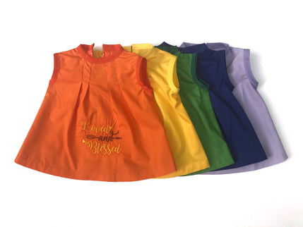 Baby Summer Dress with Panty - Loved and Blessed